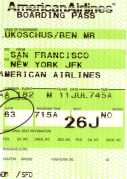 Boarding pass