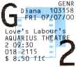 Theater ticket