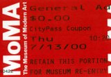 MoMA ticket